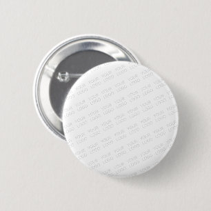 Badge Rond 5 Cm Votre logo éclairci automatiquement et se répétant