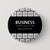 Badge Rond 5 Cm Votre logo Motif et nom commercial modifiable (Devant)