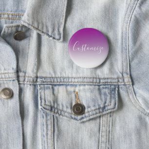 Badge Rond 5 Cm Votre nom Écriture élégante