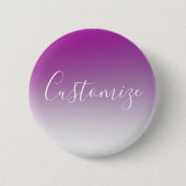 Badge Rond 5 Cm Votre nom | Script élégant (Devant)