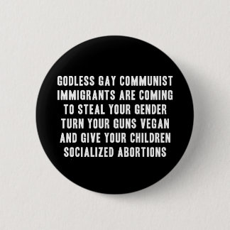 Badge Rond 5 Cm Votre plus mauvais cauchemar