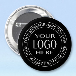 Badge Rond 5 Cm Votre propre logo et votre propre texte circulaire
