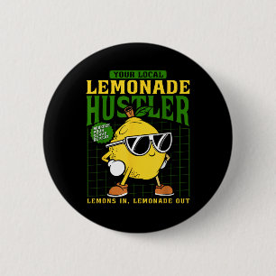 Badge Rond 5 Cm Votre revendeur de limonade local drôle patron de