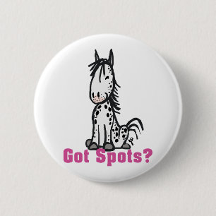 Badge Rond 5 Cm Vous avez des points ? Appaloosa