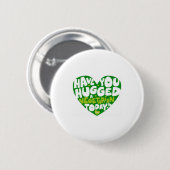 Badge Rond 5 Cm vous avez étreints un vegitarian (Devant & derrière)