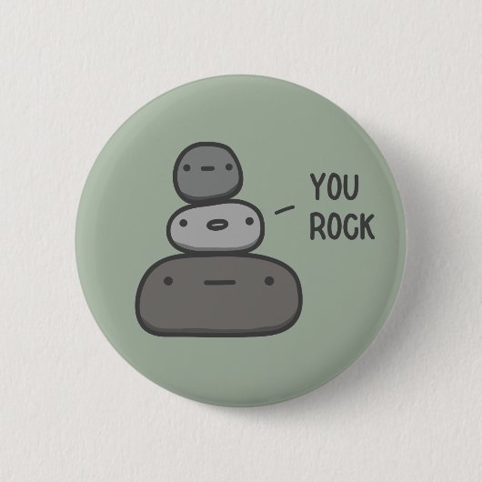 Badge Rond 5 Cm Vous basculez (Devant)