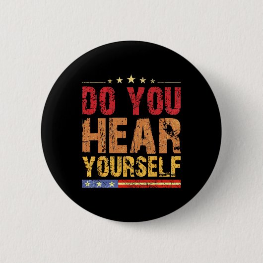 Badge Rond 5 Cm Vous Entendez-Vous ? Drôle (Devant)