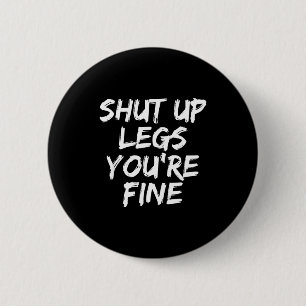 Badge Rond 5 Cm Vous êtes Fine Funny Running