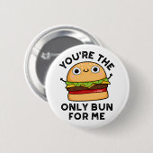 Badge Rond 5 Cm Vous êtes le seul petit pour moi drôle Burger Pun (Devant & derrière)