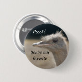 Badge Rond 5 Cm Vous êtes mon favori - bouton (Devant & derrière)