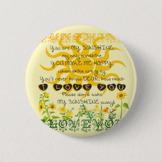 Badge Rond 5 Cm Vous êtes mon soleil