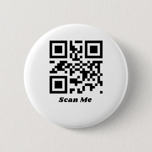 Badge Rond 5 Cm Vous êtes un code qr migre (Devant)
