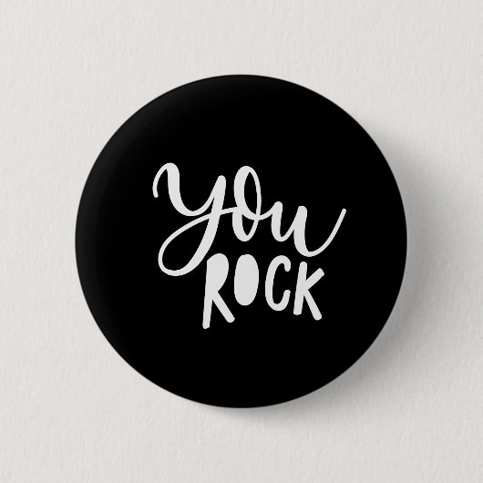 Badge Rond 5 Cm vous faites du rock (Devant)
