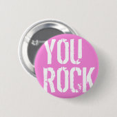 Badge Rond 5 Cm Vous faites du rock - (Devant & derrière)