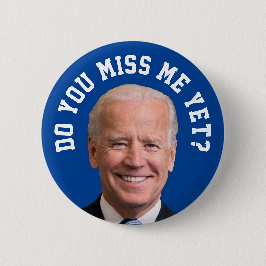Badge Rond 5 Cm Vous Mlle Joe Biden ? (Devant)