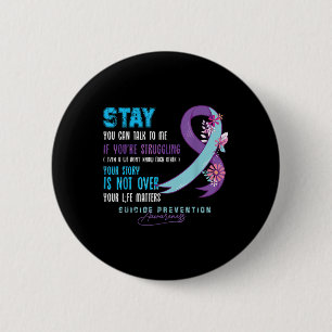Badge Rond 5 Cm Vous pouvez me parler Prévention du suicide Sensib