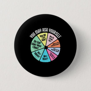 Badge Rond 5 Cm Vous pouvez vous demander Comment suis-je arrivé i