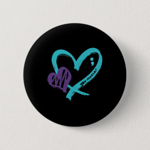 Badge Rond 5 Cm Vous Problème Prévention Suicide Sensibilisation T