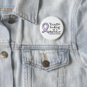 Badge Rond 5 Cm Vous regardez un survivant du cancer (En situation)