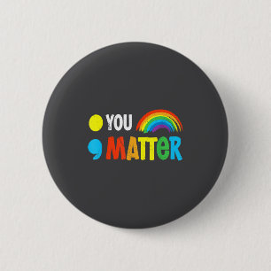 Badge Rond 5 Cm Vous Semicolon Solidarité Guerrier de la Santé Men