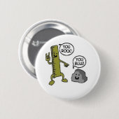 Badge Rond 5 Cm vous vous basculez règle (Devant & derrière)