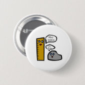 Badge Rond 5 Cm Vous vous basculez - règle (Devant & derrière)