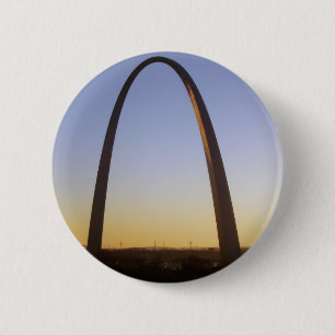 Badge Rond 5 Cm Voûte de passage, St Louis, MOIS