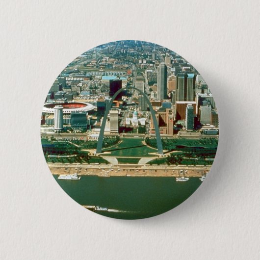 Badge Rond 5 Cm Voûte et horizon de St Louis (Devant)