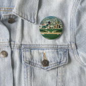 Badge Rond 5 Cm Voûte et horizon de St Louis (En situation)