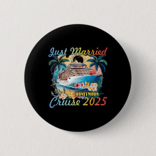 Badge Rond 5 Cm Voyage de Croisière de Lune de Miel Pour les Jeune
