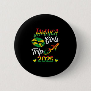 Badge Rond 5 Cm Voyage de filles de Jamaïque pour femmes 2025 Vaca