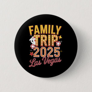 Badge Rond 5 Cm Voyage en famille 2025 Las Vegas - Voyage en famil
