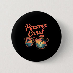 Badge Rond 5 Cm Voyage en famille et entre amis dans le canal de P