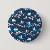Badge Rond 5 Cm Voyage en mer Motif II (Devant)