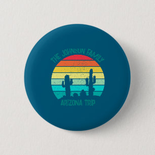 Badge Rond 5 Cm Voyage Enfants Coucher de soleil Cactus Désert Ari