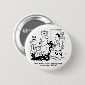 Badge Rond 5 Cm Voyage shopping. Enregistrez les dépenses. Dépasse (Devant & derrière)