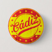 Badge Rond 5 Cm Voyageur mondial - Cadix, Espagne (Devant)
