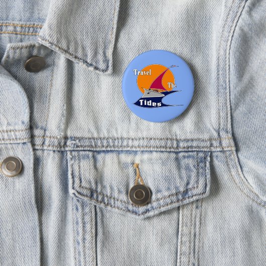 Badge Rond 5 Cm Voyez les marées (En situation)