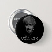 Badge Rond 5 Cm voyou de boris Johnson (Devant & derrière)