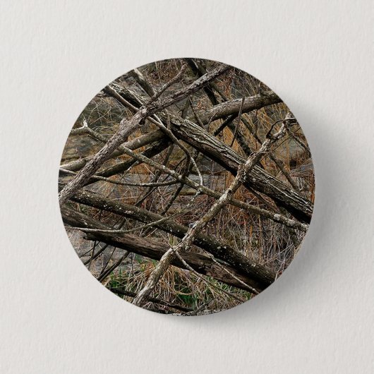 Badge Rond 5 Cm Vrai Camo personnalisé/camouflage (Devant)