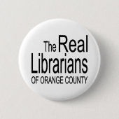 Badge Rond 5 Cm Vrais bibliothécaires (Devant)