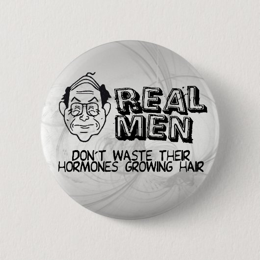 Badge Rond 5 Cm Vrais hommes (Devant)
