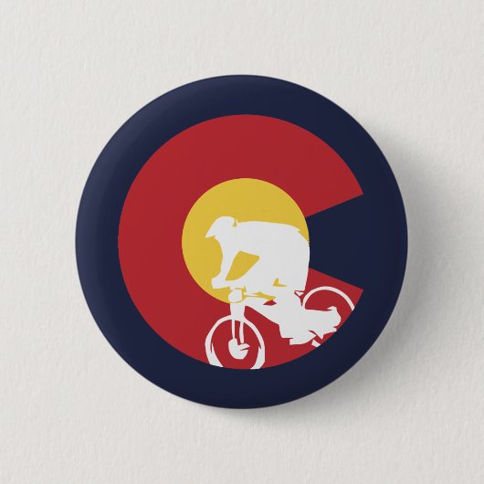 Badge Rond 5 Cm VTT Colorado (Devant)