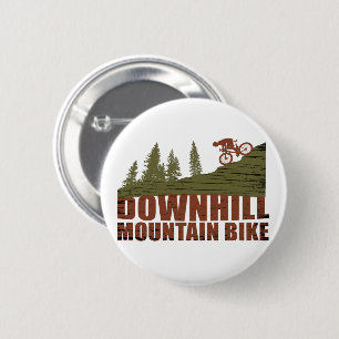 Badge Rond 5 Cm VTT Downhill