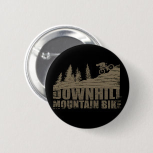 Badge Rond 5 Cm VTT Downhill