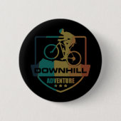 Badge Rond 5 Cm VTT Downhill (Devant)