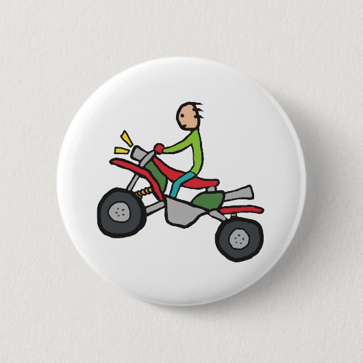 Badge Rond 5 Cm VTT quad (Devant)