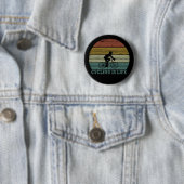 Badge Rond 5 Cm Vtt Vélo Tout Terrain Drôle Cyclisme (En situation)