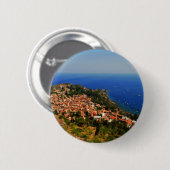 Badge Rond 5 Cm Vue 2 de Taormina (Devant & derrière)