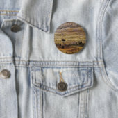 Badge Rond 5 Cm Vue de la mer à Scheveningen par Vincent van Gogh (En situation)